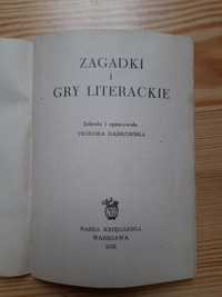 Zagadki i gry literackie 1952