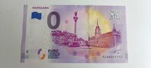 Unikat Banknot Kolekcjonerski 0 EURO 2019 Warszawa