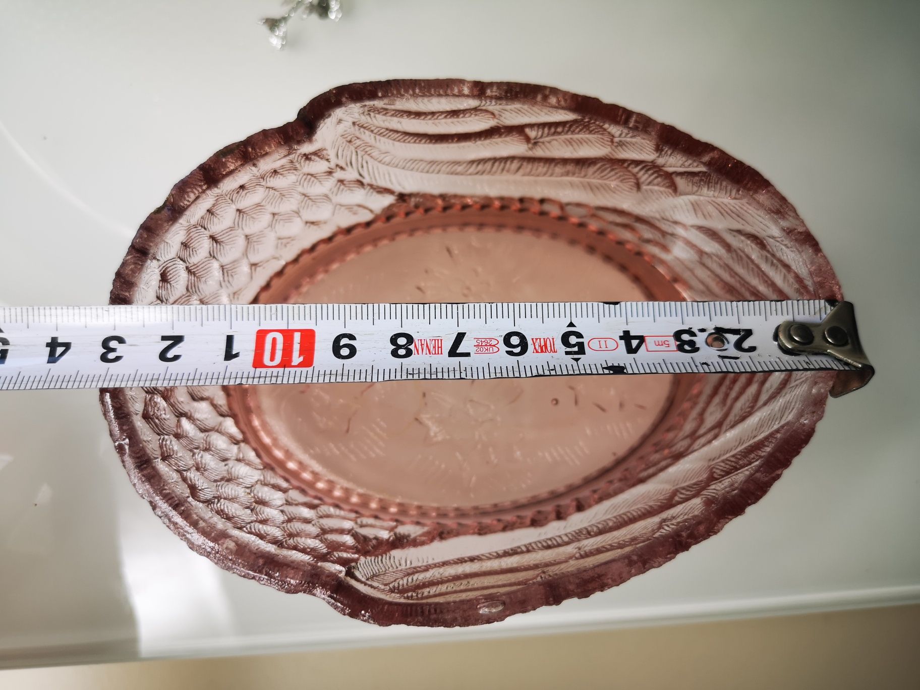 Łabędź dół od łabędzia stare szkło Ząbkowice PRL