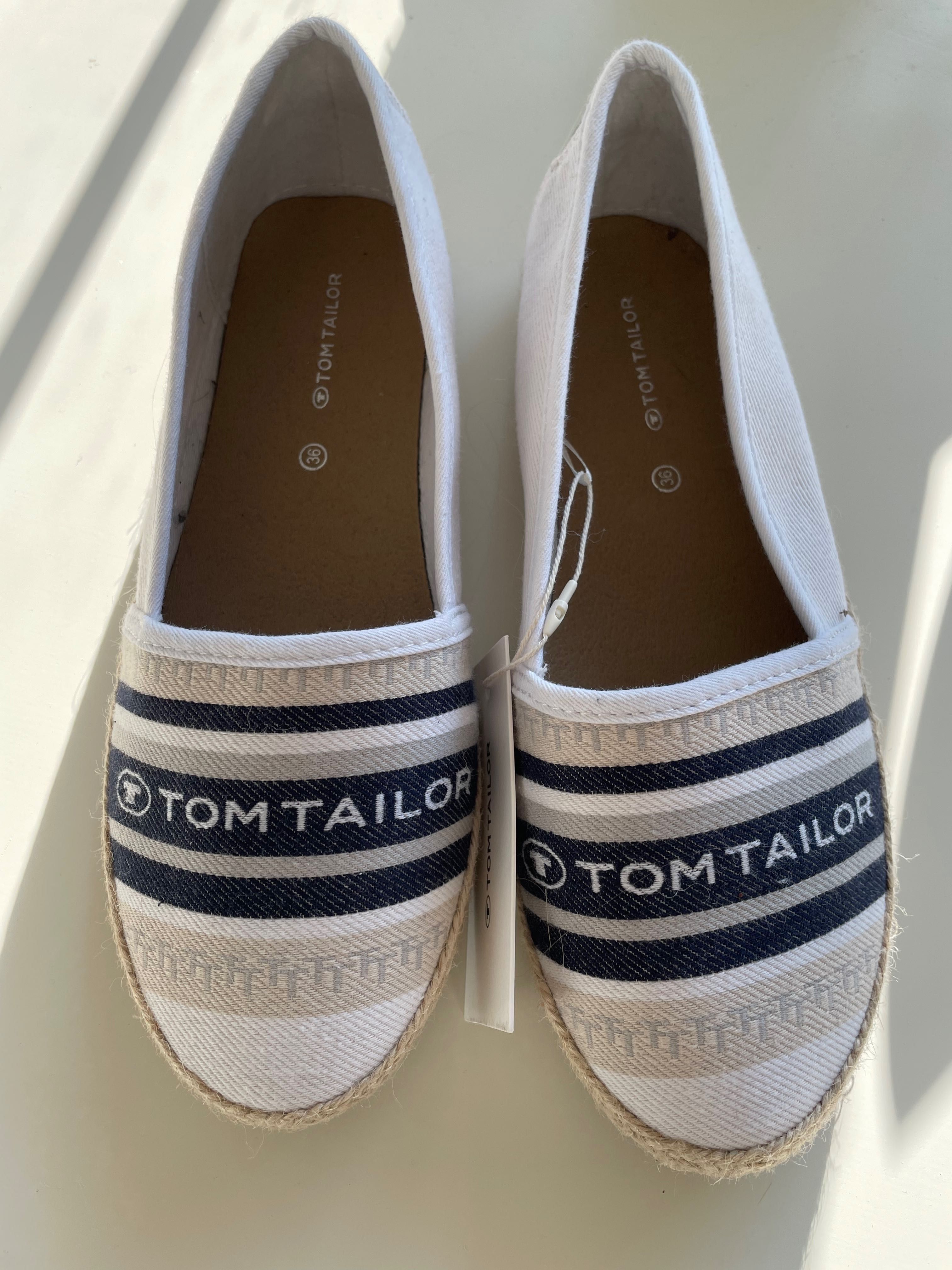 Nowe espadryle Tom Tailor 36