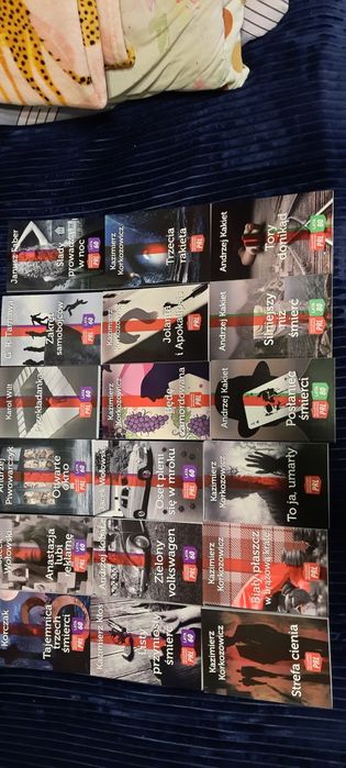 Kryminały z PRL u, 80  szt.Nowe,komplet