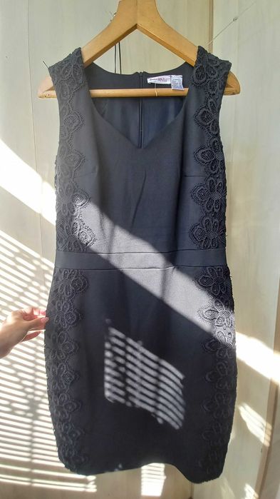 Чорна сукня футляр вишиванка 48 50 розмір нова