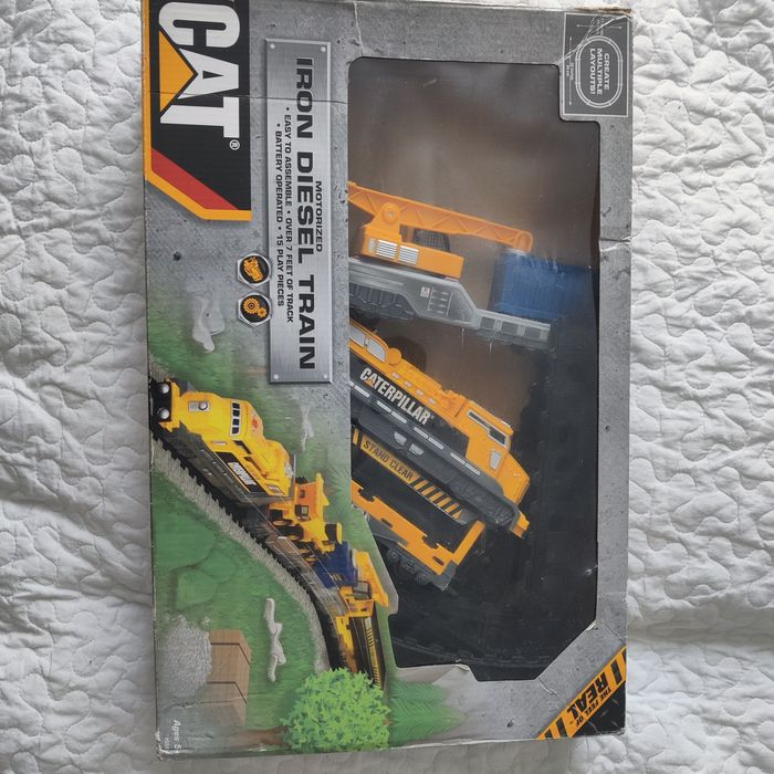 Cat залізна дорога з тепловозом железная дорога iron diesel train