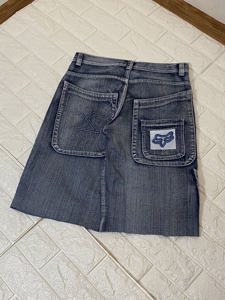 Rap shorts jeans реп горти гирокі джинсові hip hop rap fox sk8