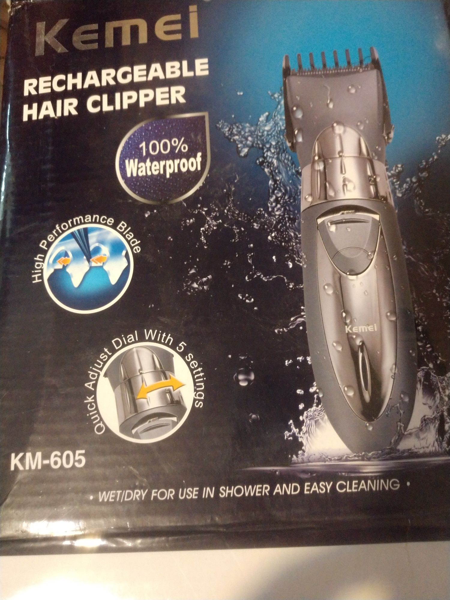 Машинка для стрижки Kemei KM-605