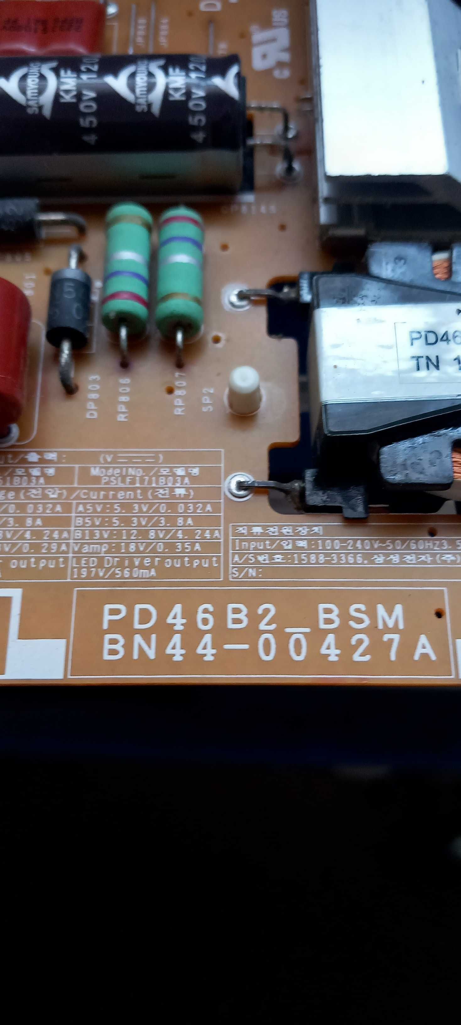 placa  tv led samsung
