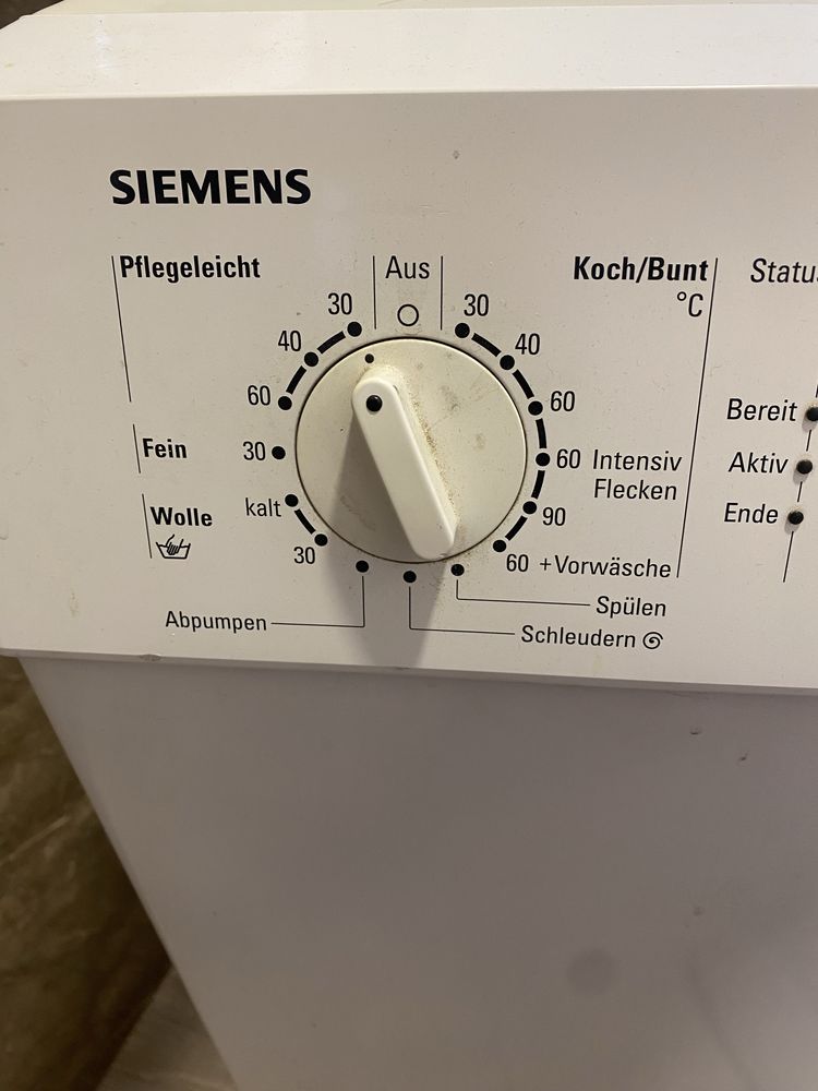 Пралька вертикальна SIEMENS