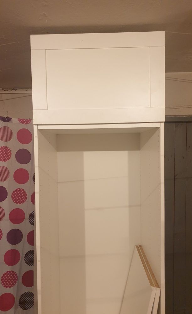 Szafka szafa korpus Platsa Ikea 60x180x55 biała 3x półka