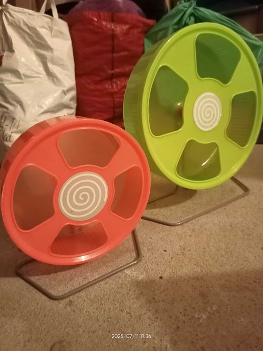 Akwarium z wyposażaniem dla chomika