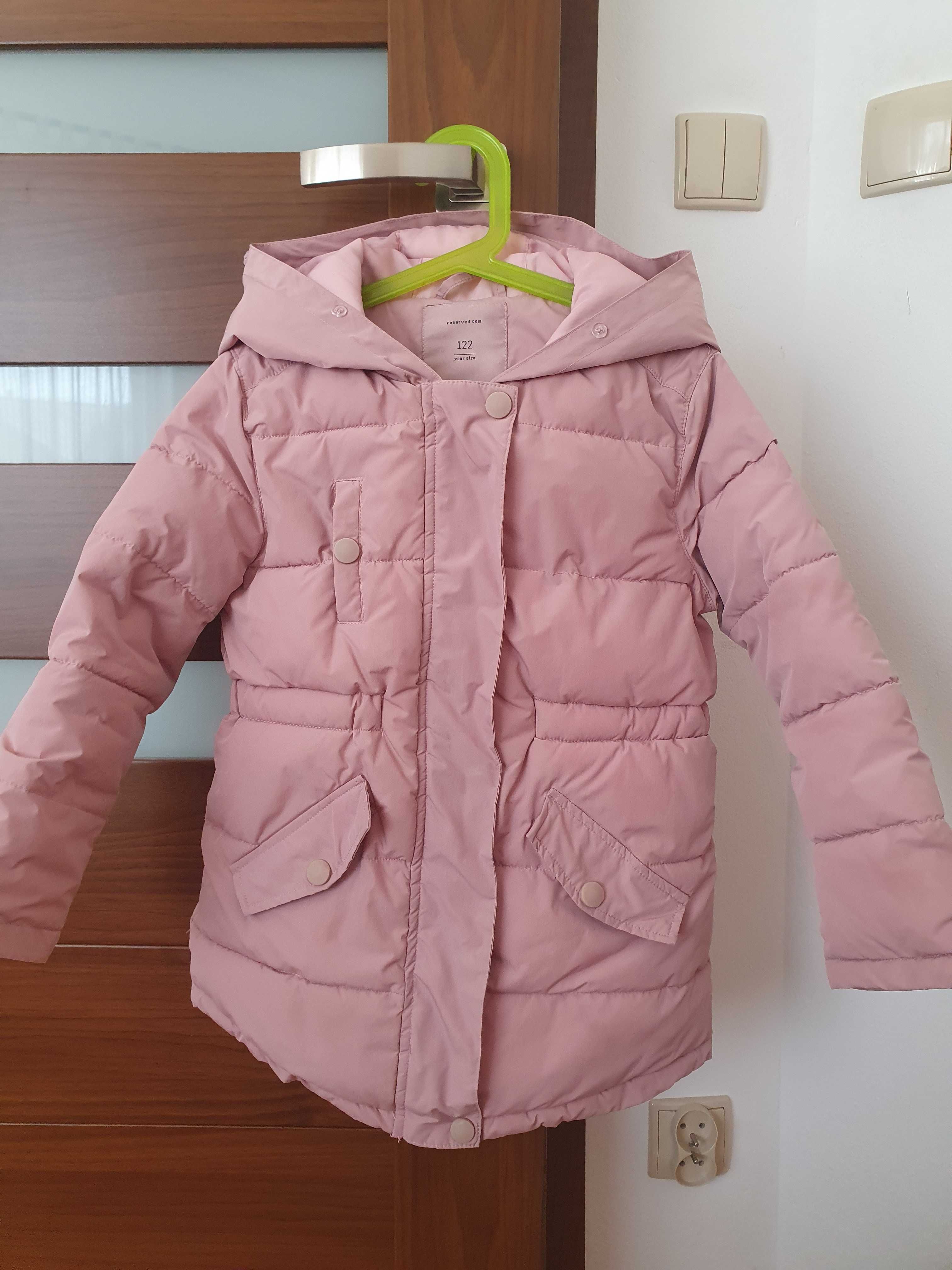 Reserved kurtka kurteczka zimowa różowa