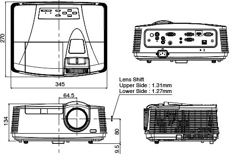 Projektor - Mitsubishi UD740U - Full HD, 3D