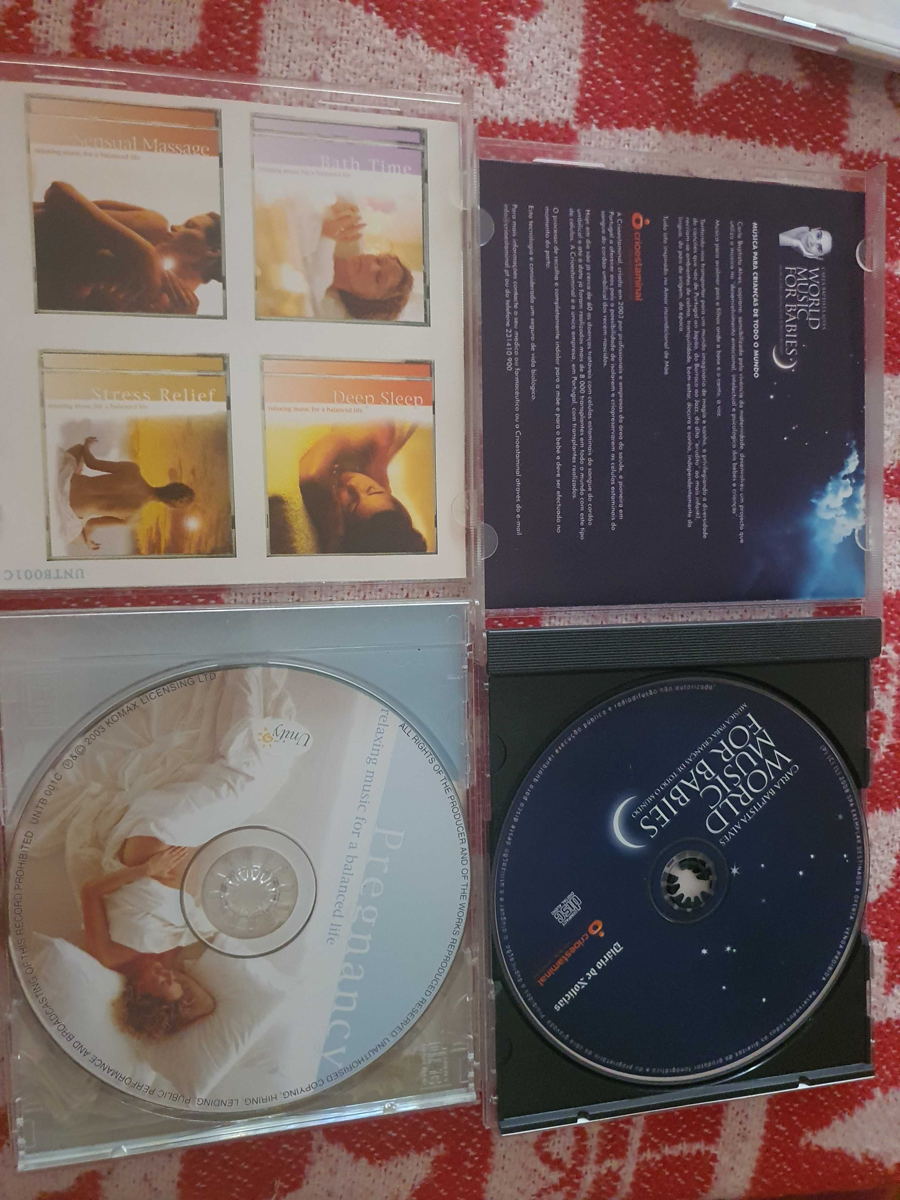 2 cds música para grávidas e bebés