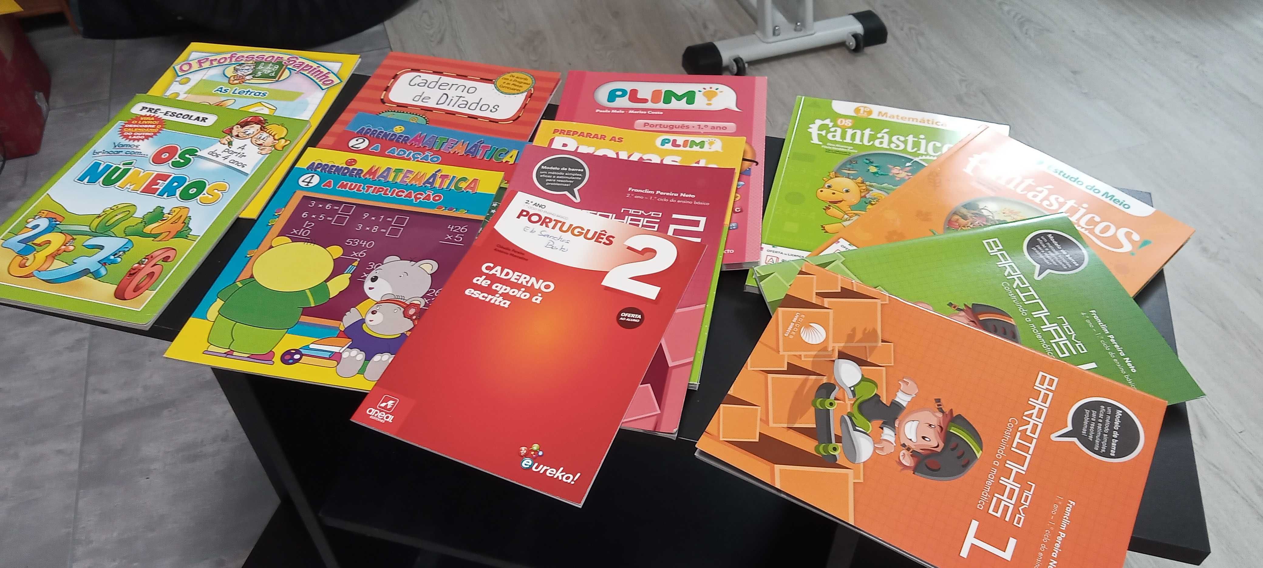 Livros de apoio pré-escolar e escolar