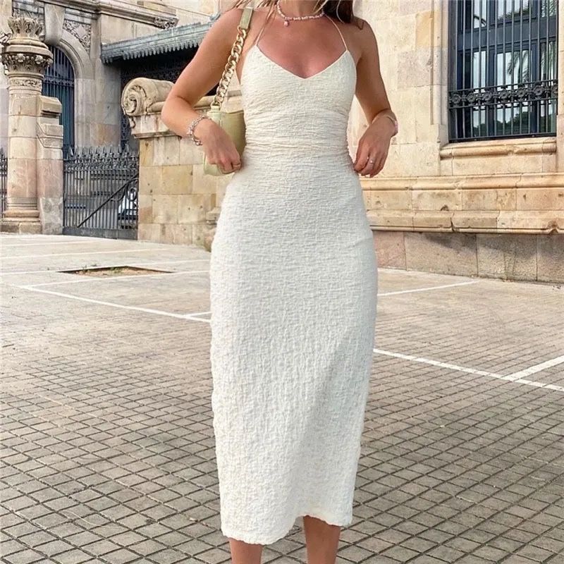 Vestido Branco Midi