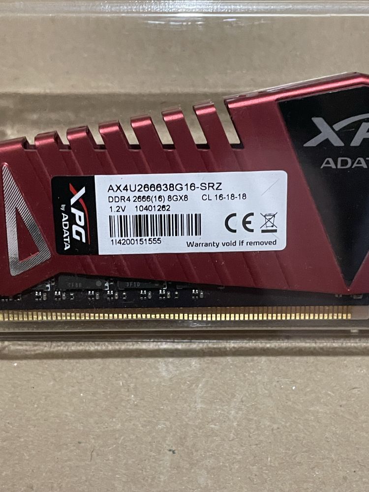 Pamięć RAM Adata XPG 8GB DDR4 2666MHz CL16 (AX4U266638G16-SRZ)