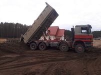 Usługi wywrotka 3-osiowa,4-osiowa, transport budowlany, piasek, ziemia