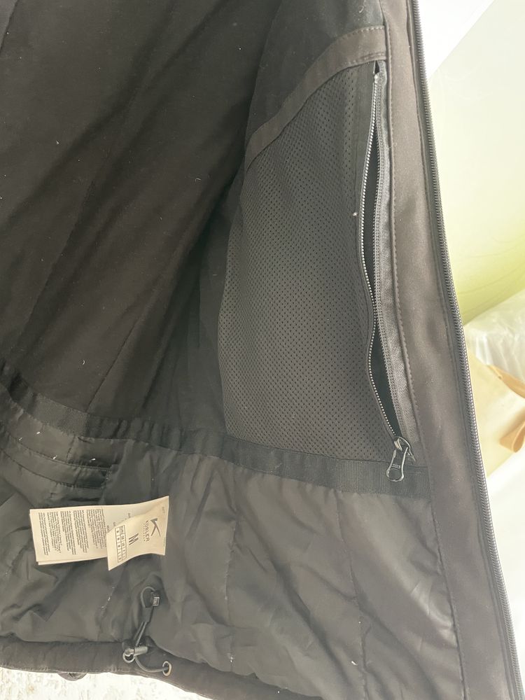 Kobler workwear куртка софтшел сіра чорна робоча