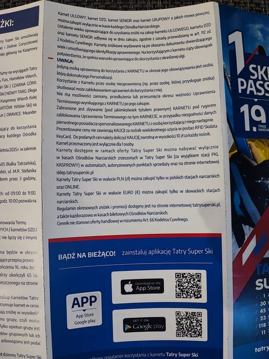 Tatry super ski SkiPass 7 dni