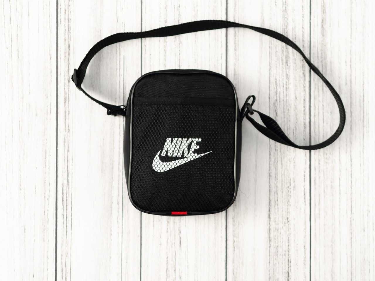 Компактна сумка через плече Nike, стильний месенджер Найк, барсетка