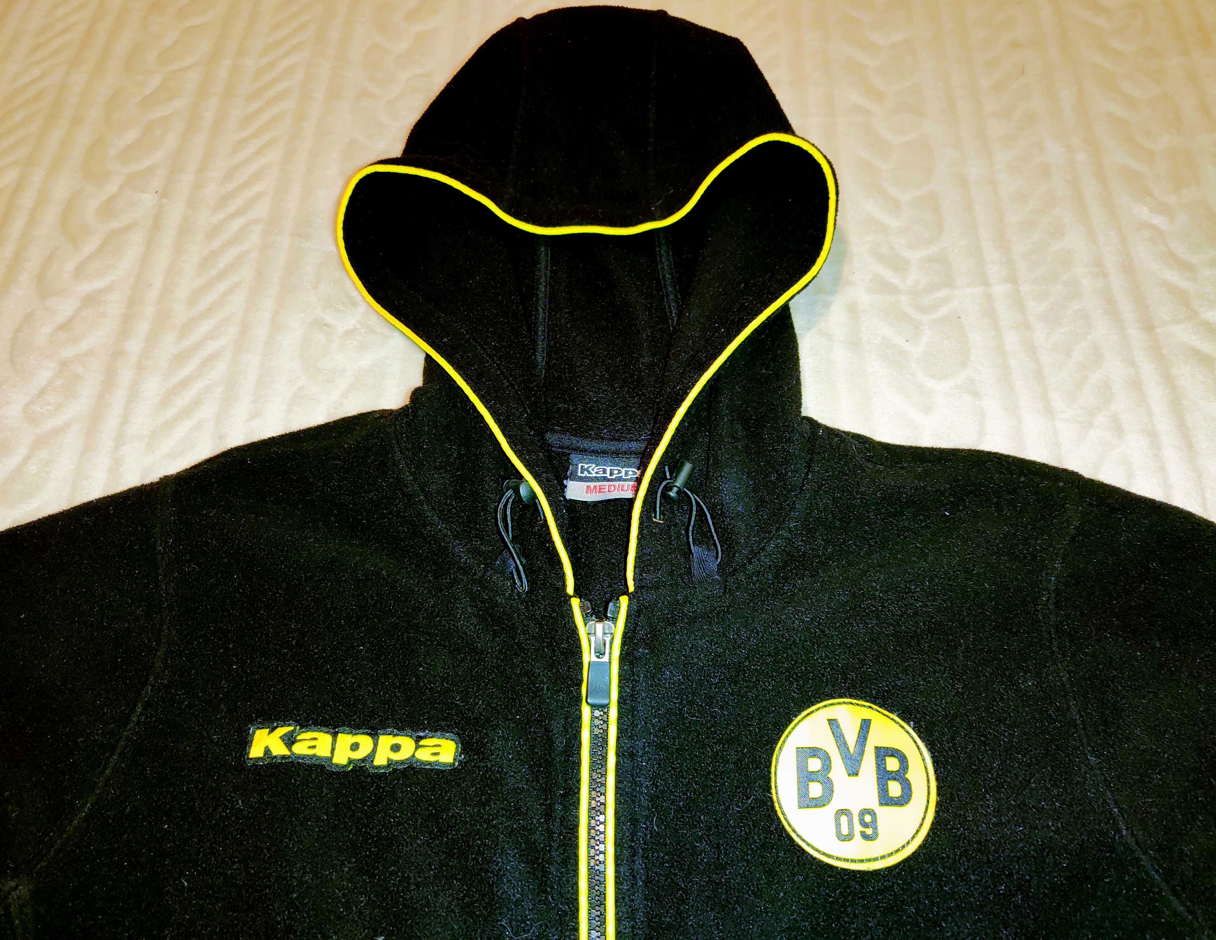 BVB Borussia Dortmund Polar z kapturem KAPPA bardzo dobry stan M