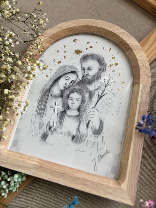 Święta Rodzina, obraz w ramce