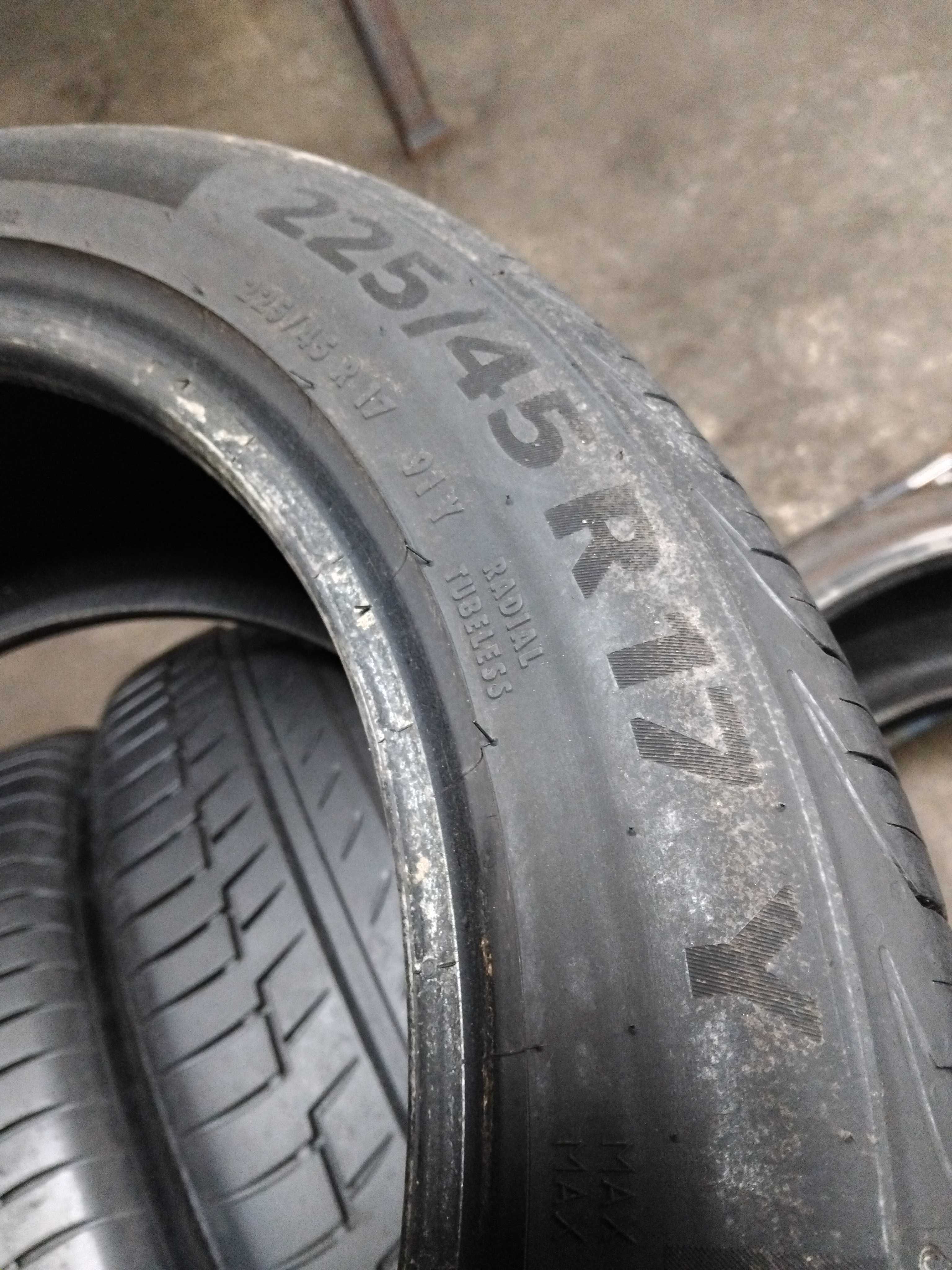 Шини бу 225/45 R17 Continental Premium Contact 6 Комплект Літо