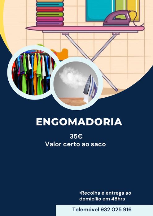 Serviço engomadoria