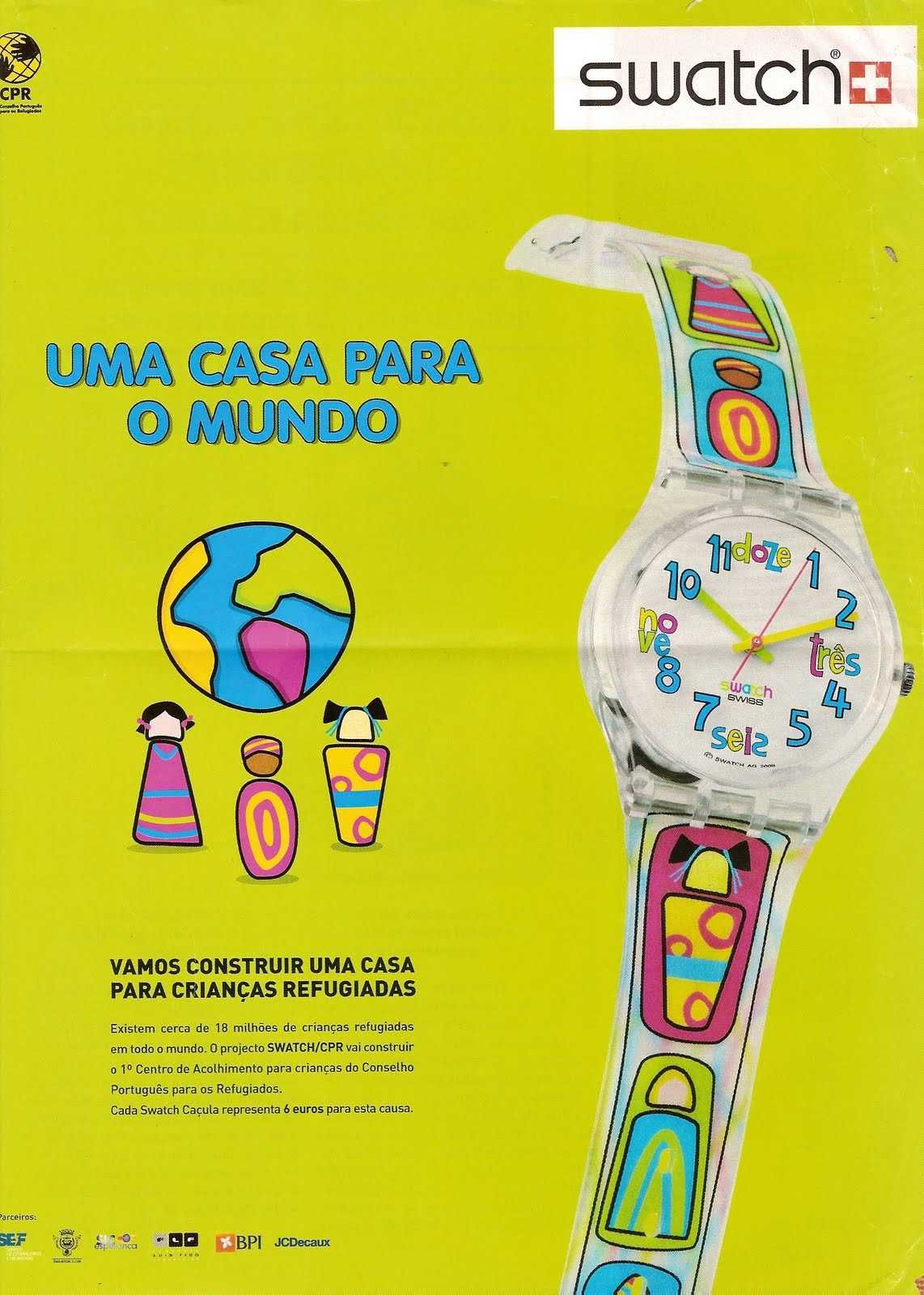 Swatch Cacula da Campanha Humanitária 2009