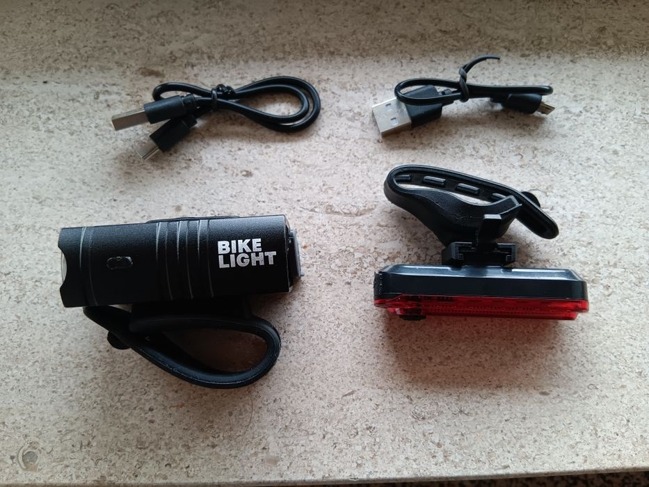 Kit luzes para bicicleta