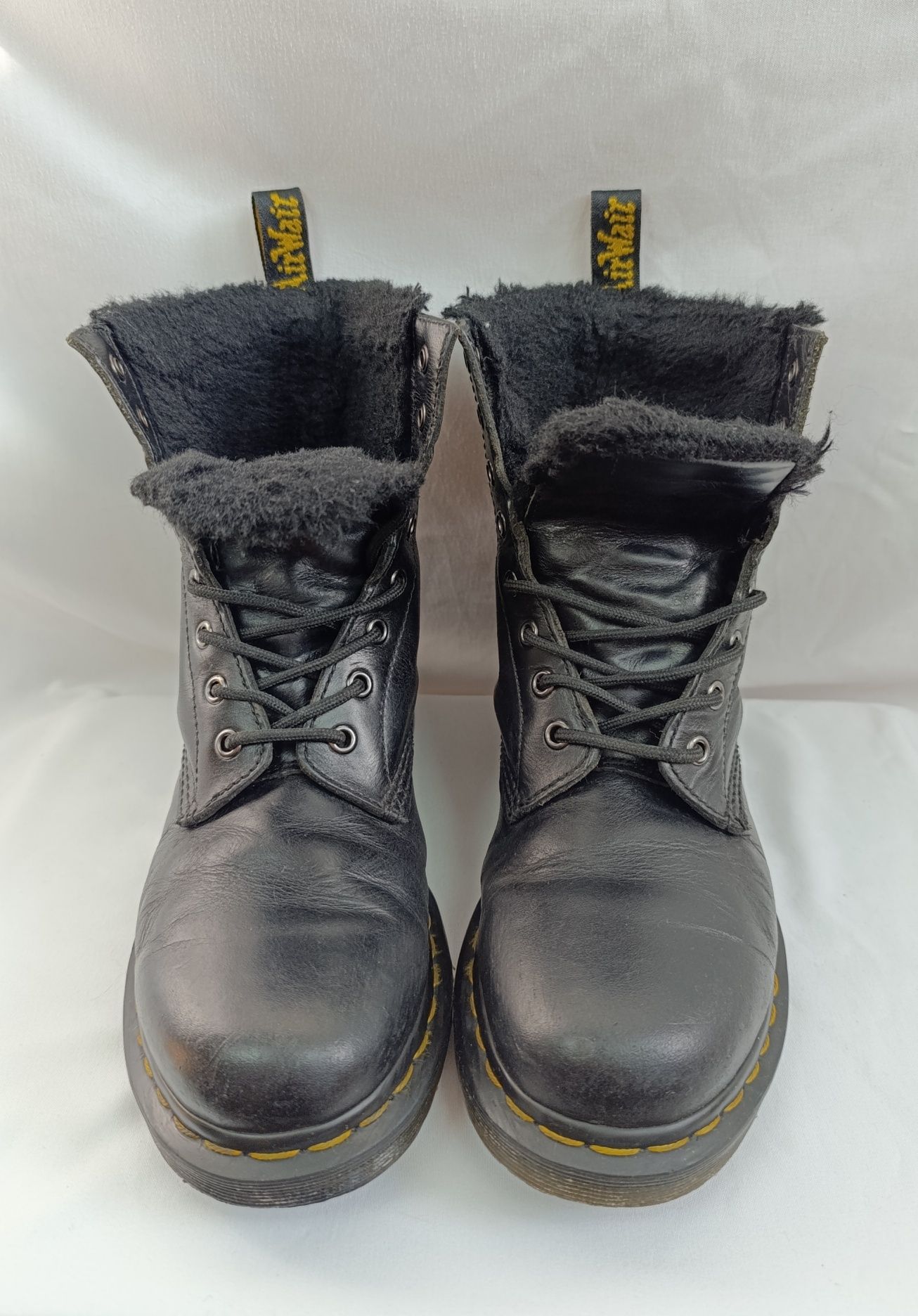 Buty Dr. Martens 1460 Serena 40 Wysokie Czarne Ocieplane