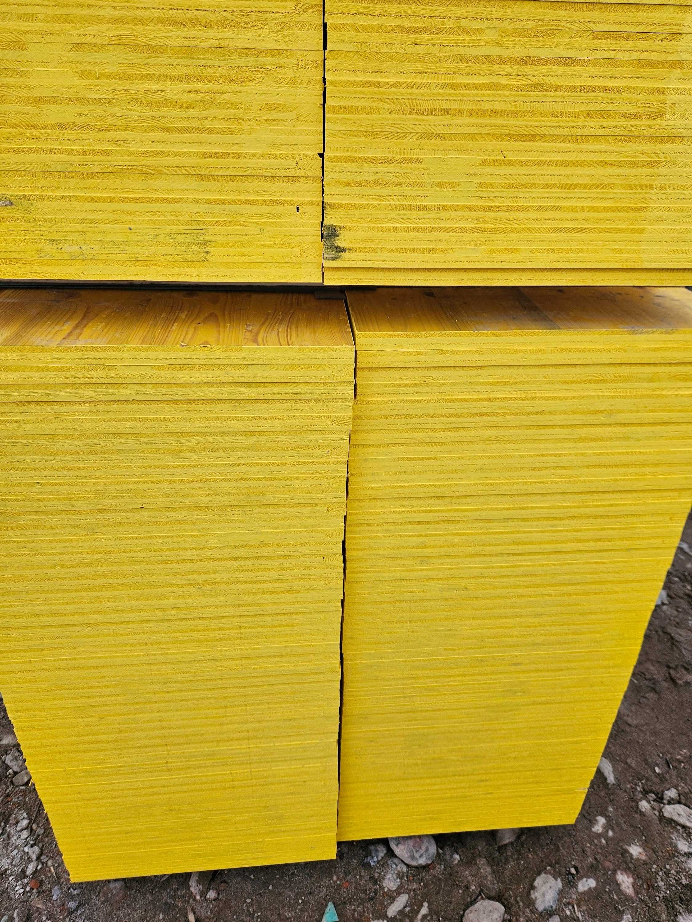 Płyta sklejka trójwarstwowa szantafle szalunkowa 50x200 grubość 21mm