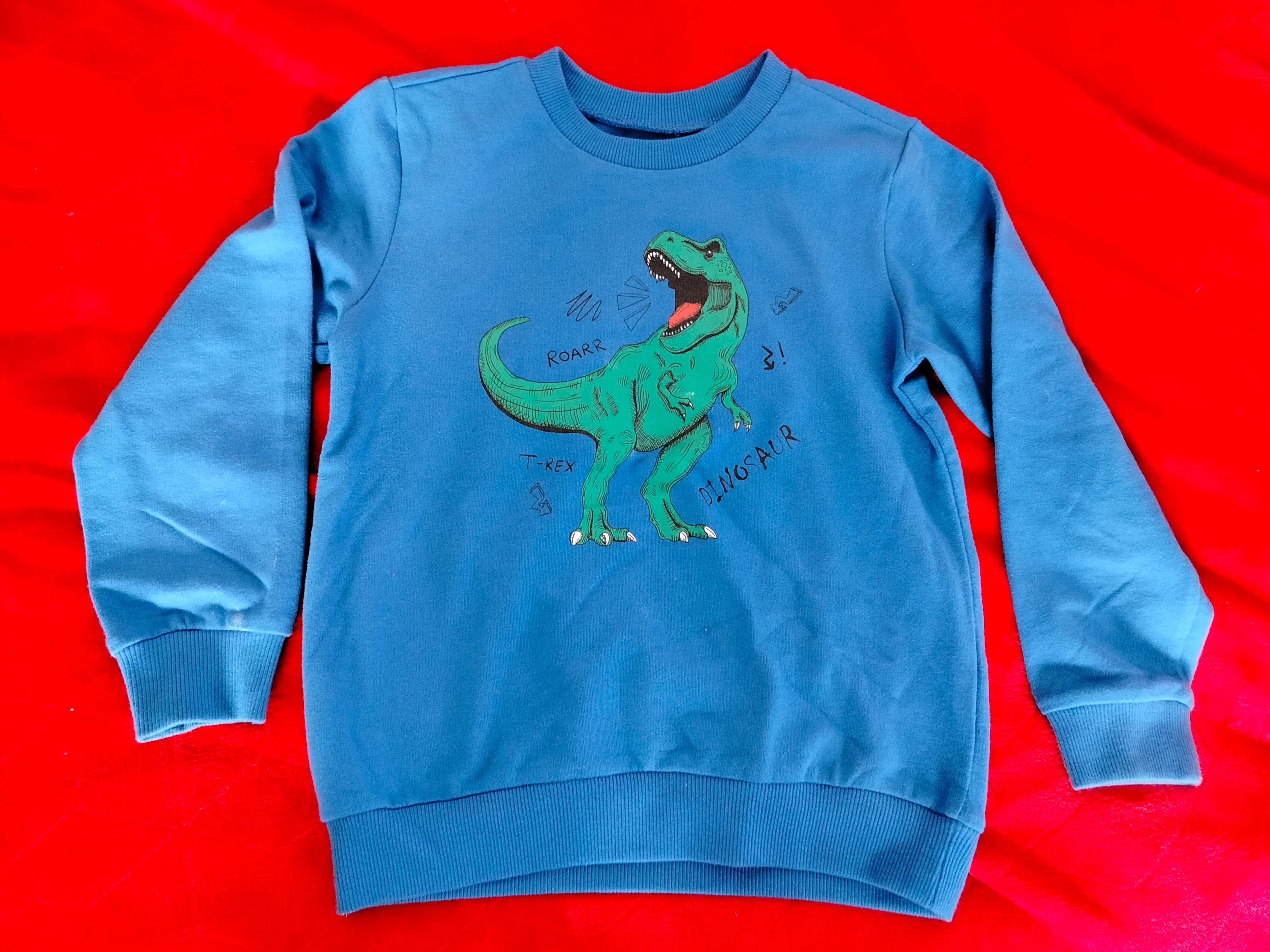 Bluza z dinozaurem Sinsay 128