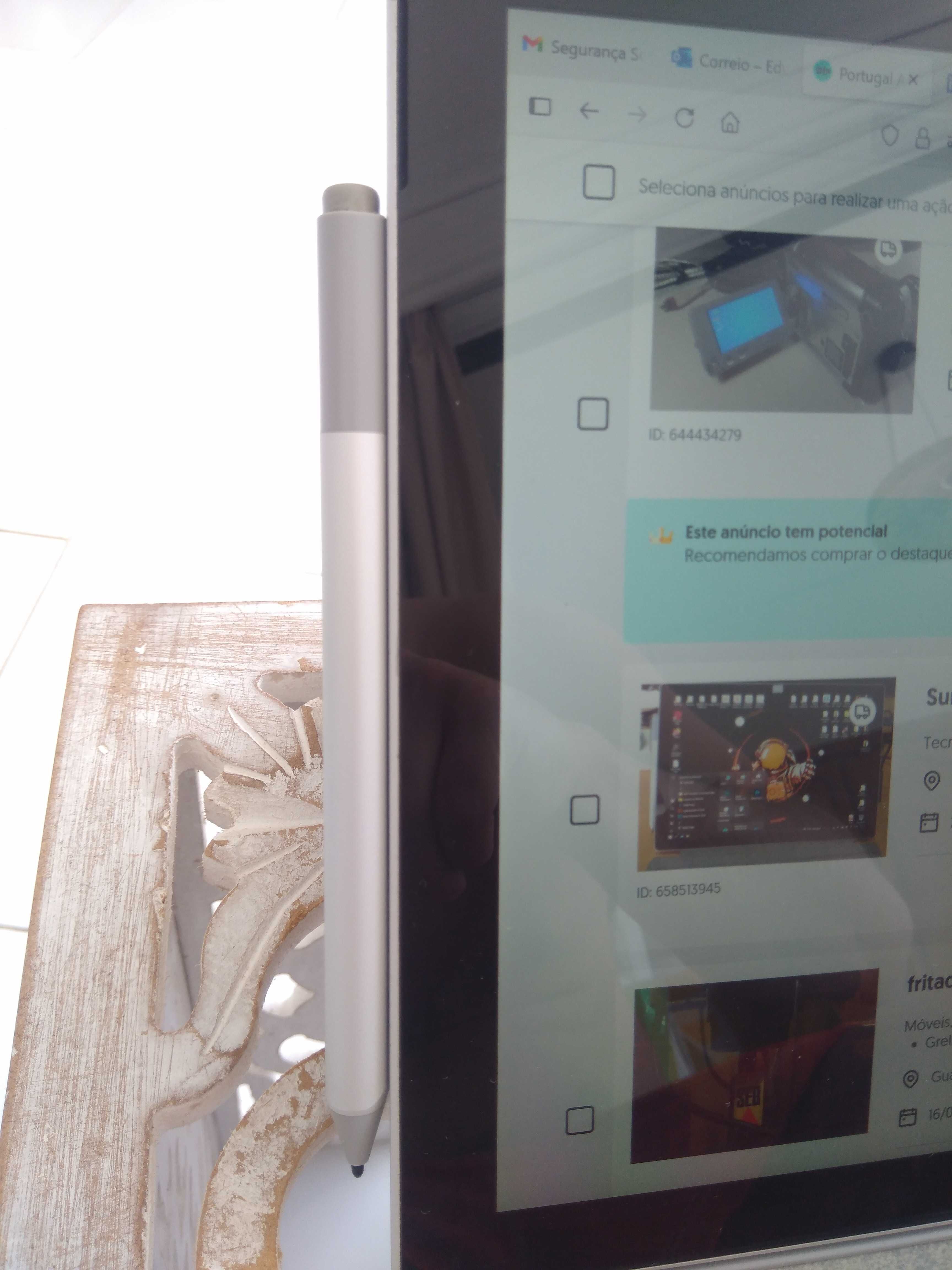 Surface Pro 7 + teclado + caneta