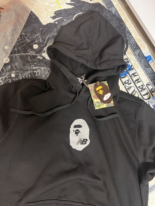 Худи new balace x bape