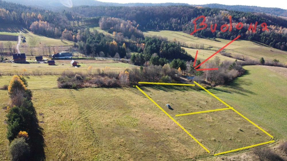 Sprzedam działkę 25 arów z warunkami zabudowy Berezka- Bieszczady