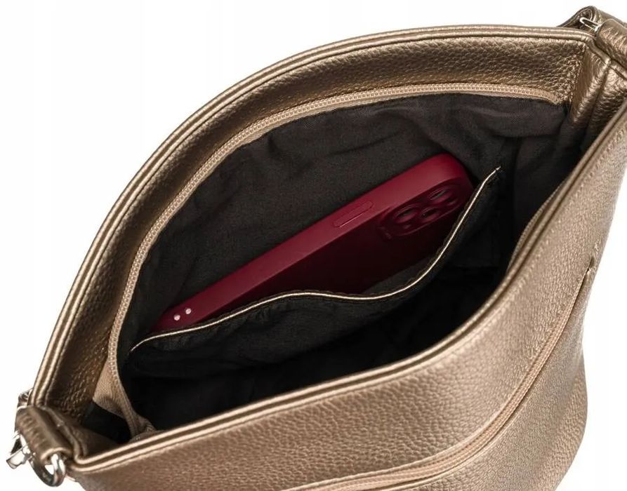 torebka damska z odpinanym paskiem i uchwytem - flora&co