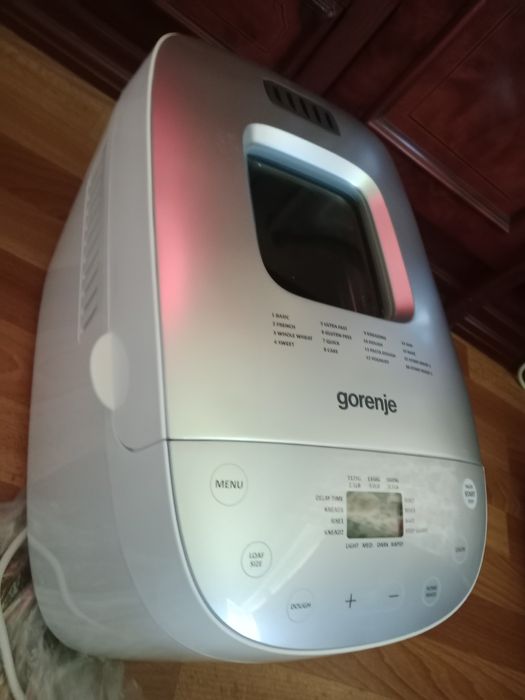 Хлебопечь Gorenje BM 1600 WG
В идеальном состояние.
Использовалась 2-р