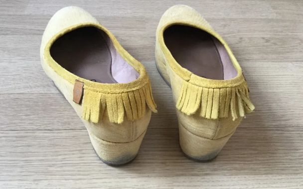 Sapatos - Cubanas amarelas, n.º 38, Optimo estado!