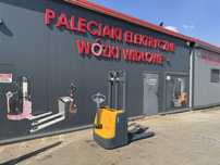 Paleciak elektryczny Jungheinrich Ejc 110 z2016 r 290 cm 1000 kg wózek