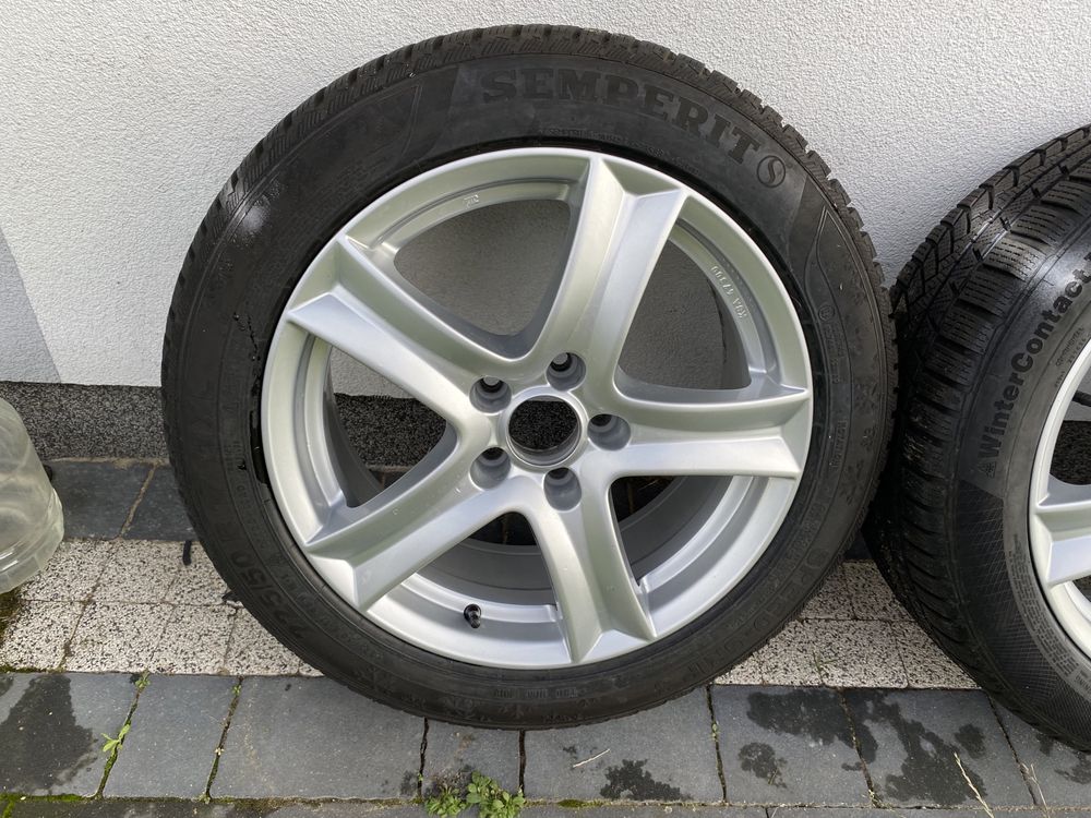 Koła zimowe AUDI A4 5x112 225/50/R17 SEMPERIT 8.2mm DOT 2818