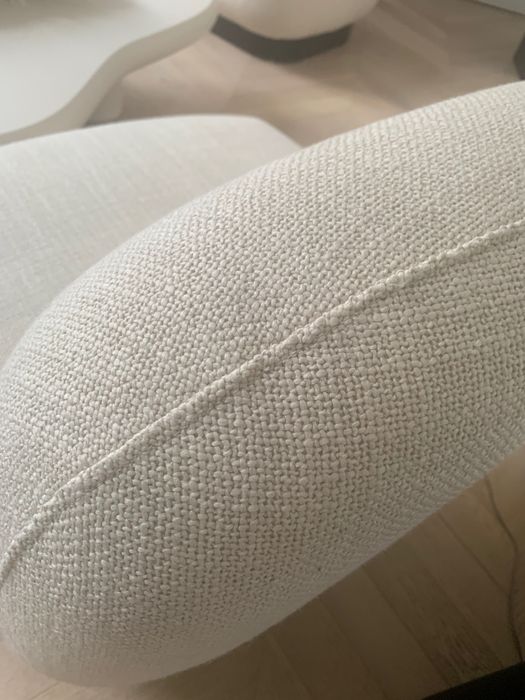 Fotel ecru kolekcja westwing