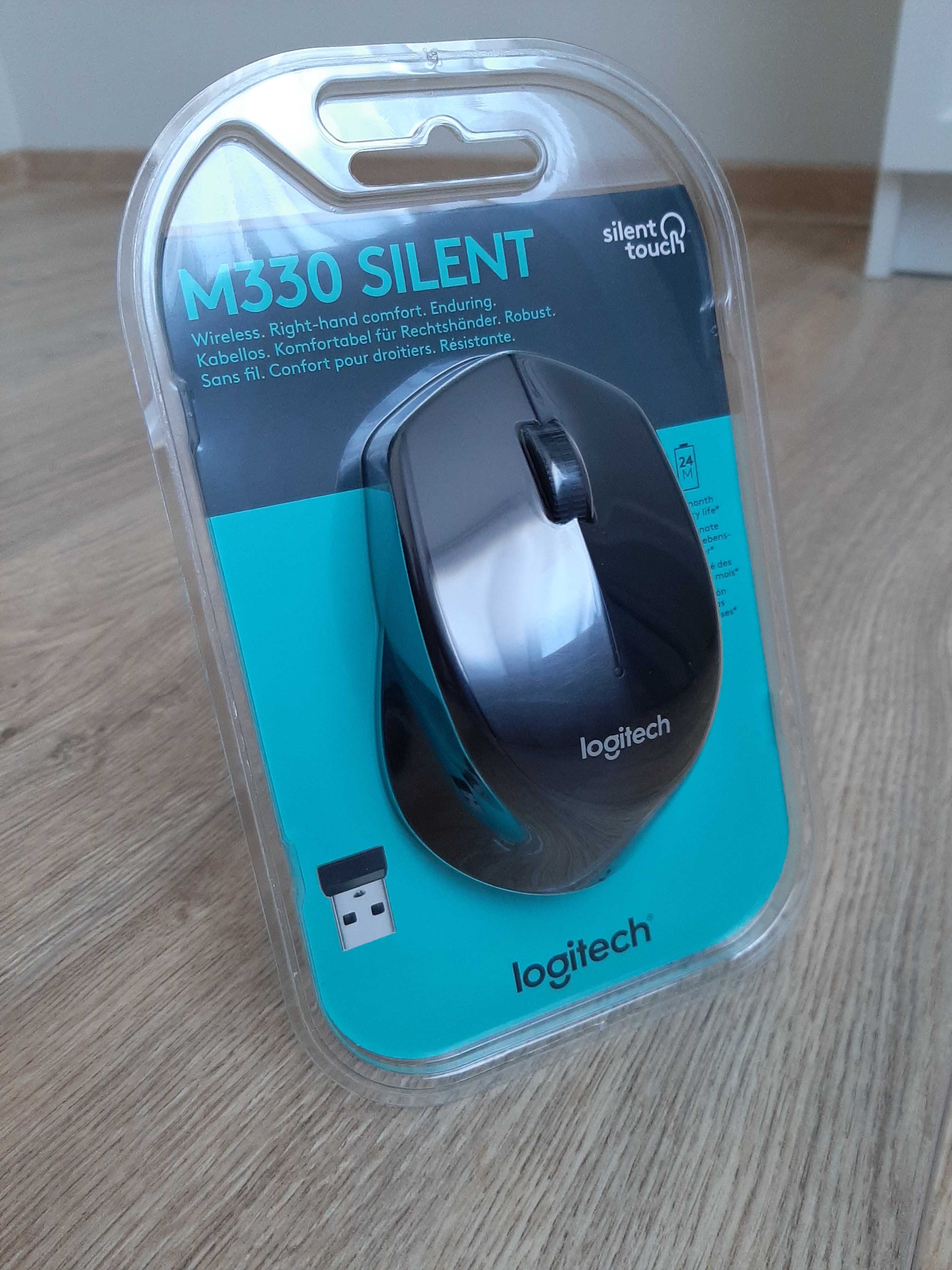 Mysz bezprzewodowa Logitech M330 Silent Plus - nowa zapakowana