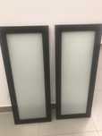 Ikea ekestad 40x100 ciemnobrazowe drewniane fronty