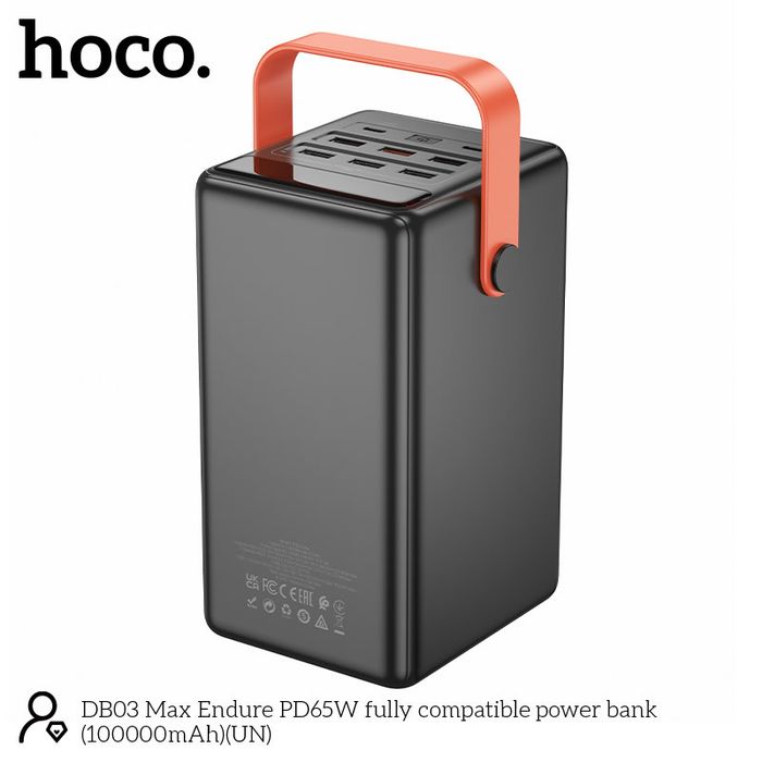 Павербанк для Starlink mini та ноутбука 100000mAh 65W