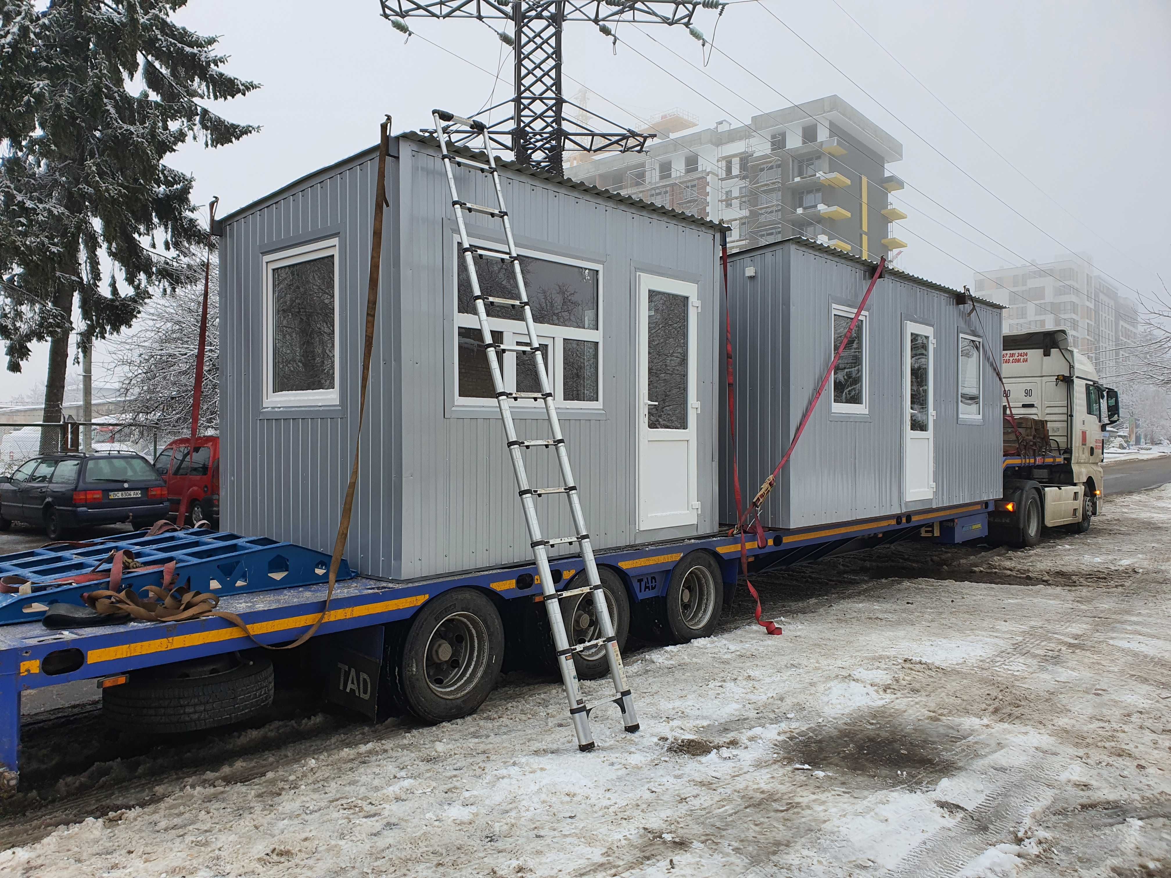 Вагончик для проживання, офіс, прорабка, побутівка від 2500/міс