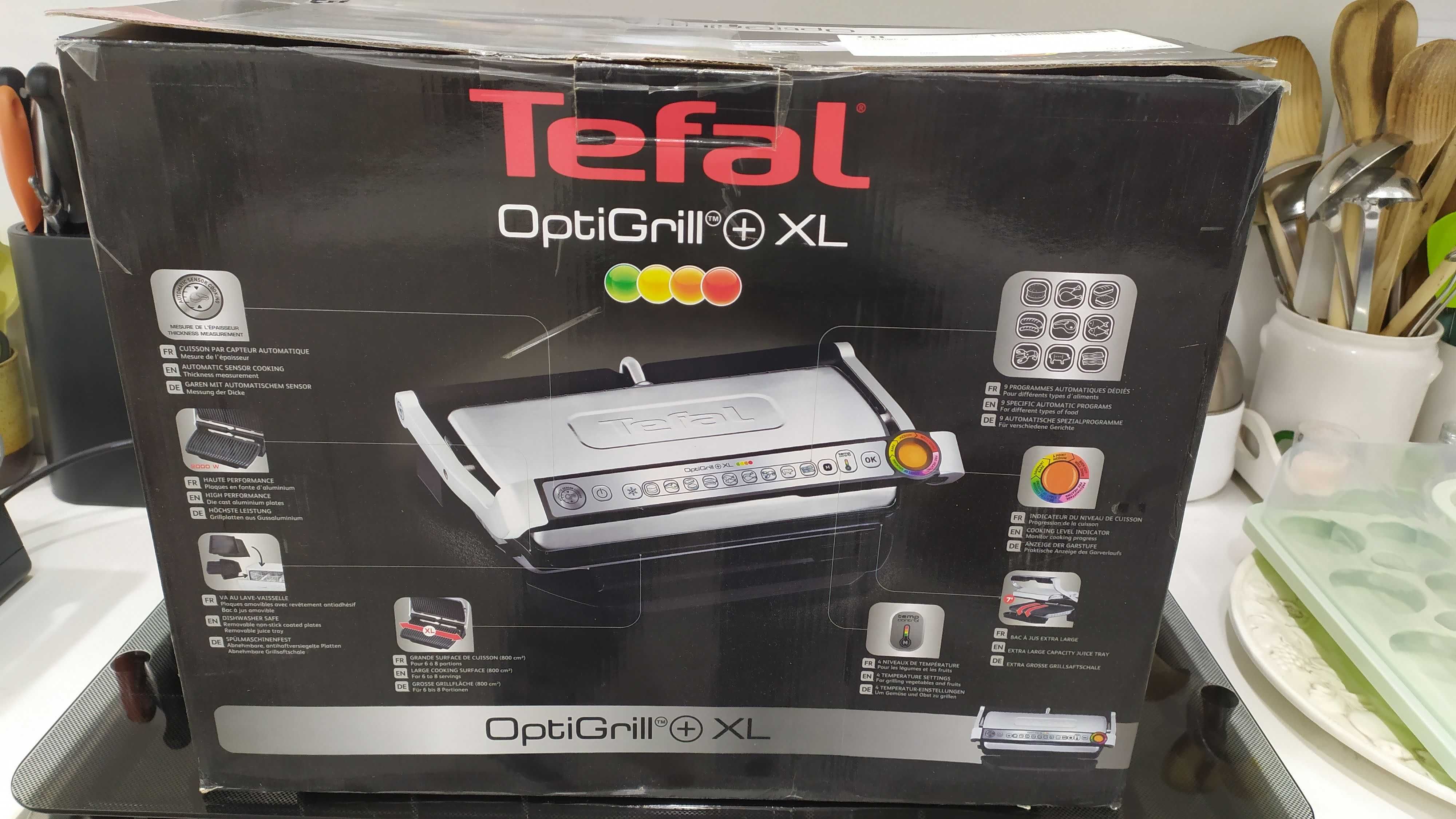 Grelhador TEFAL OptiGril + XL (NOVO)