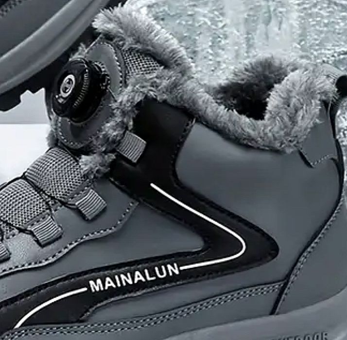 39р./25см. Зимові черевики на хутрі, ботинки на хлопчика підліткові