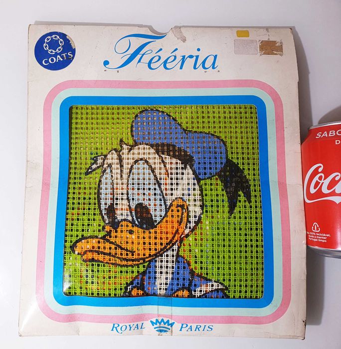 Antigo Conjunto Jogo de "Ponto Cruz Disney da Coats & Clark" ~ 80´s