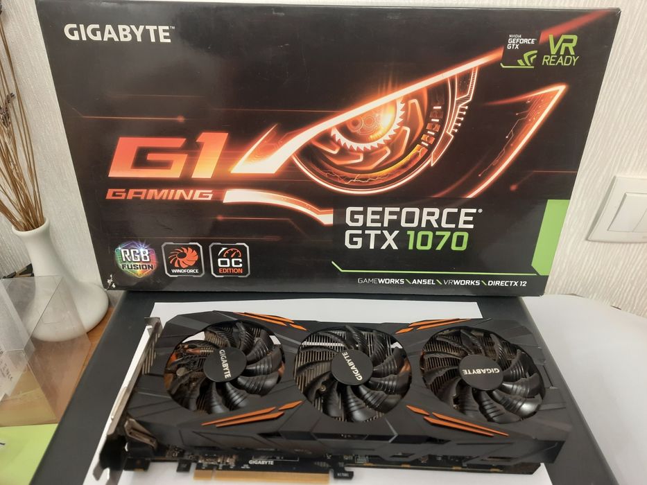 Видеокарта КАК НОВАЯ ASUS TURBO GTX 1070 Ti 8GB пломба др.
