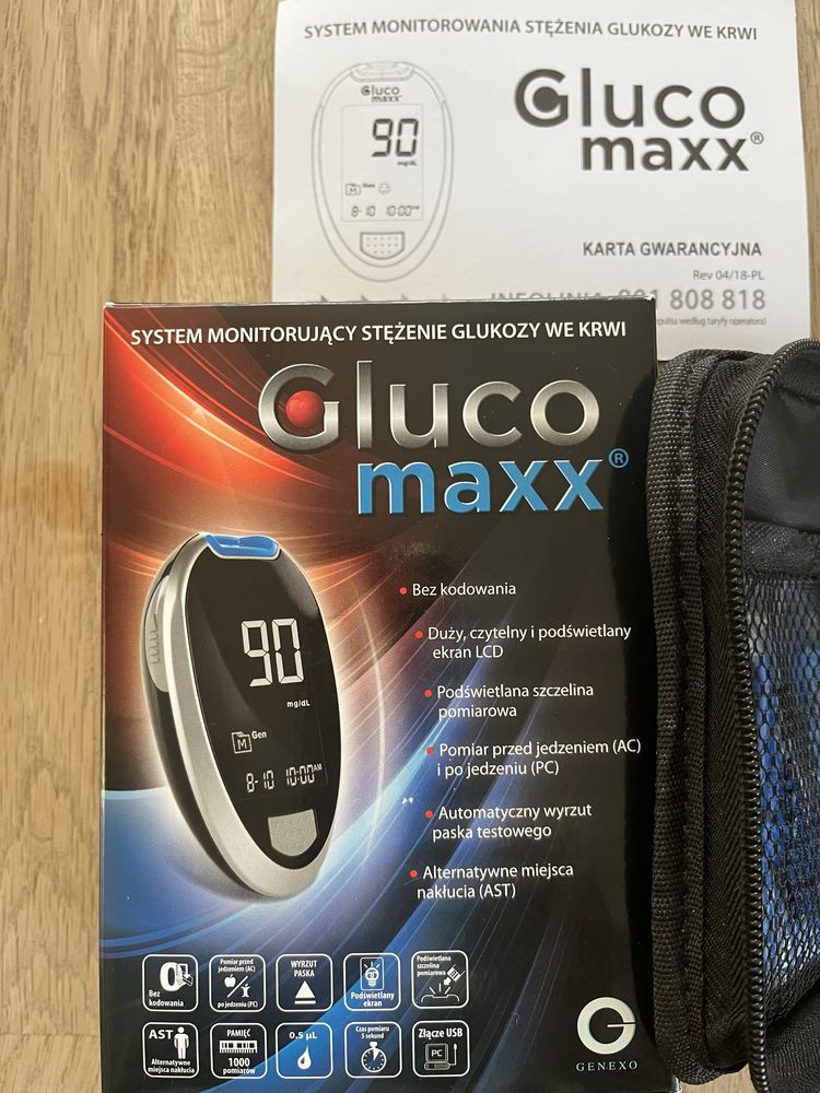 Gluco Max - przyrzad do badania glukozy we krwi
